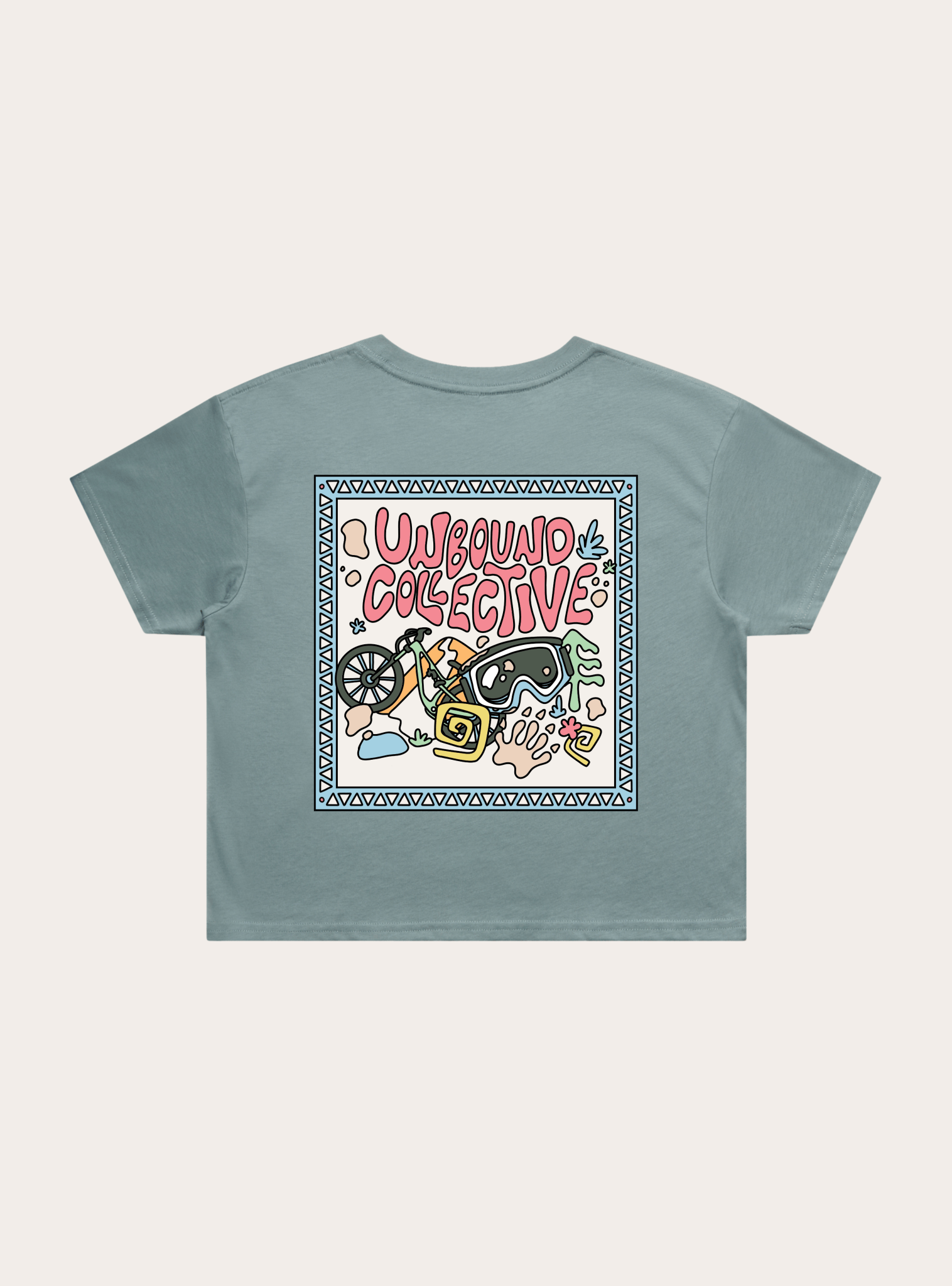 Bandit Cropped Tee - Unbound Collective
