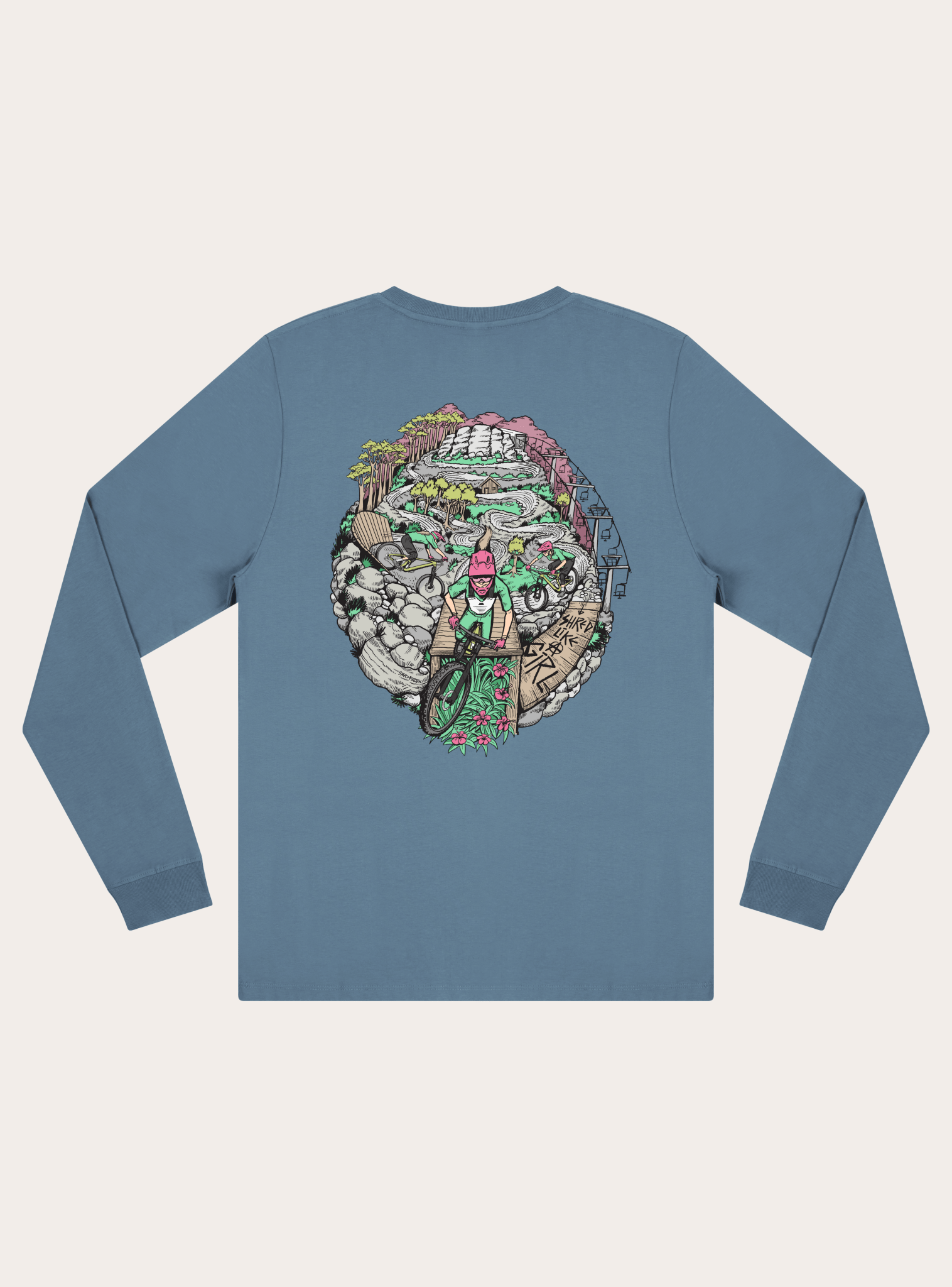 Droppin In Unisex Long Sleeve Tee - Unbound Collective