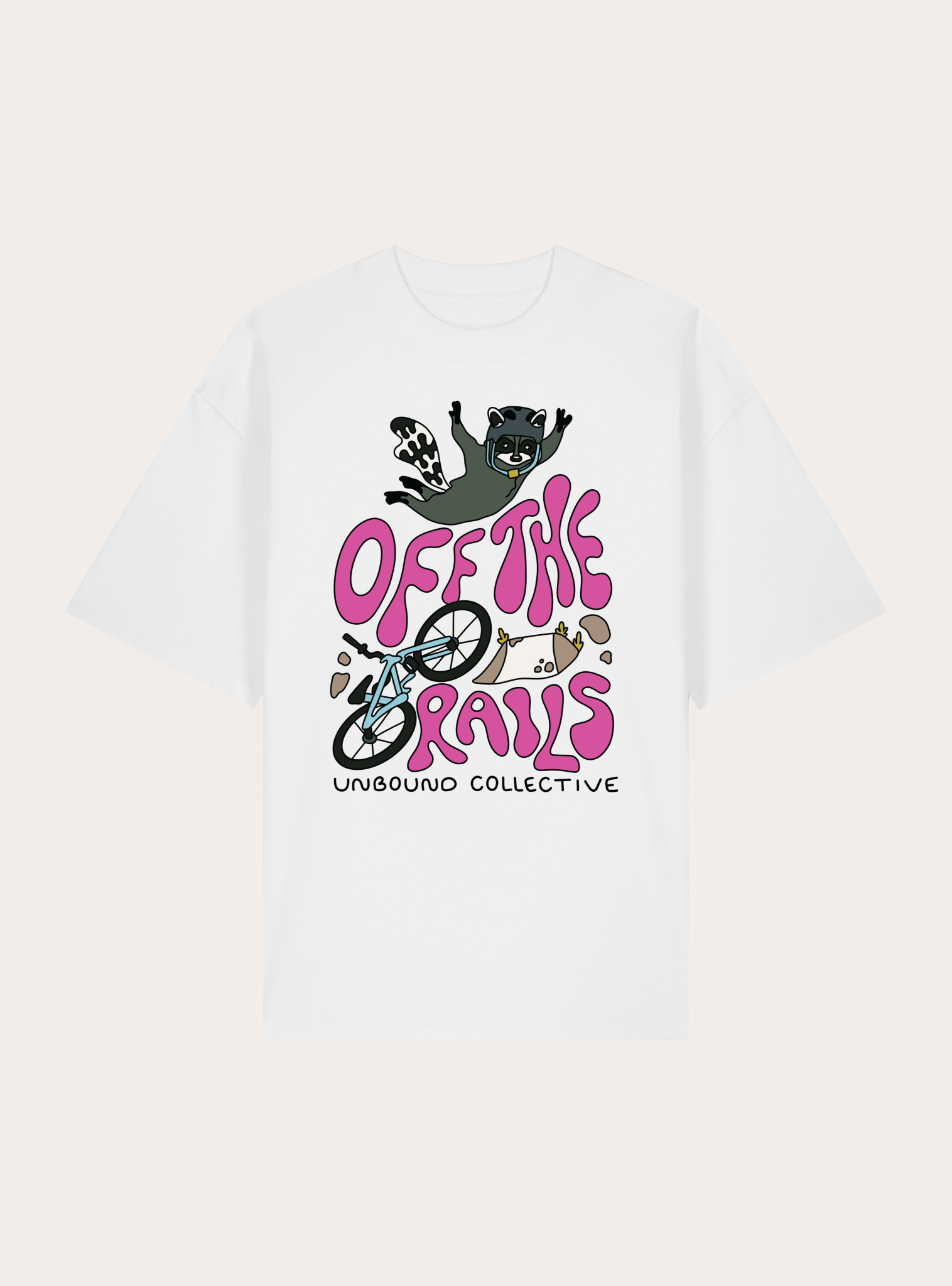 Off The Rails Oversize Tee - Unbound Collective