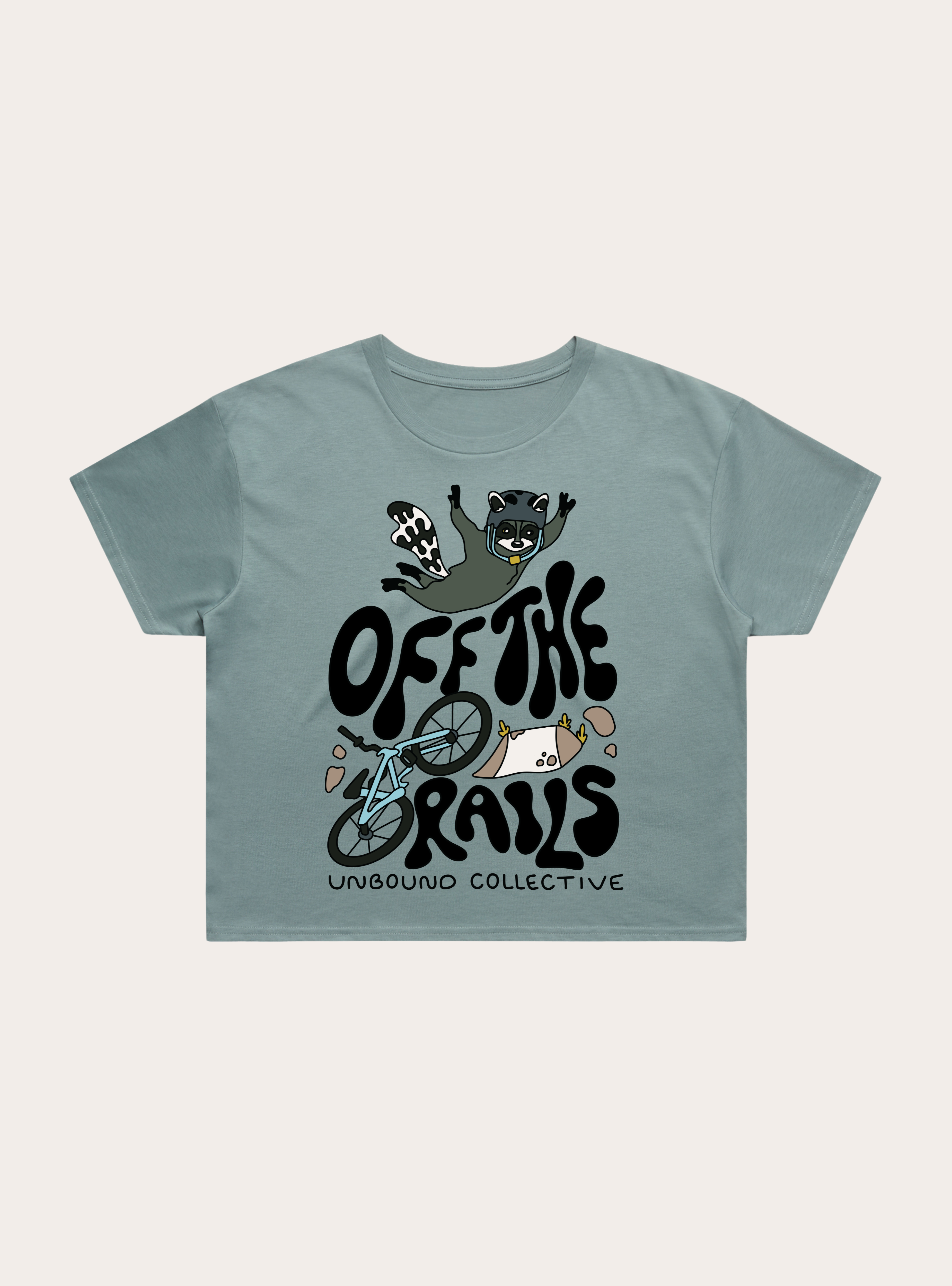 Off The Rails Cropped Tee