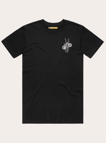 Bike Peace Skeleton Men's Tee - Unbound Collective