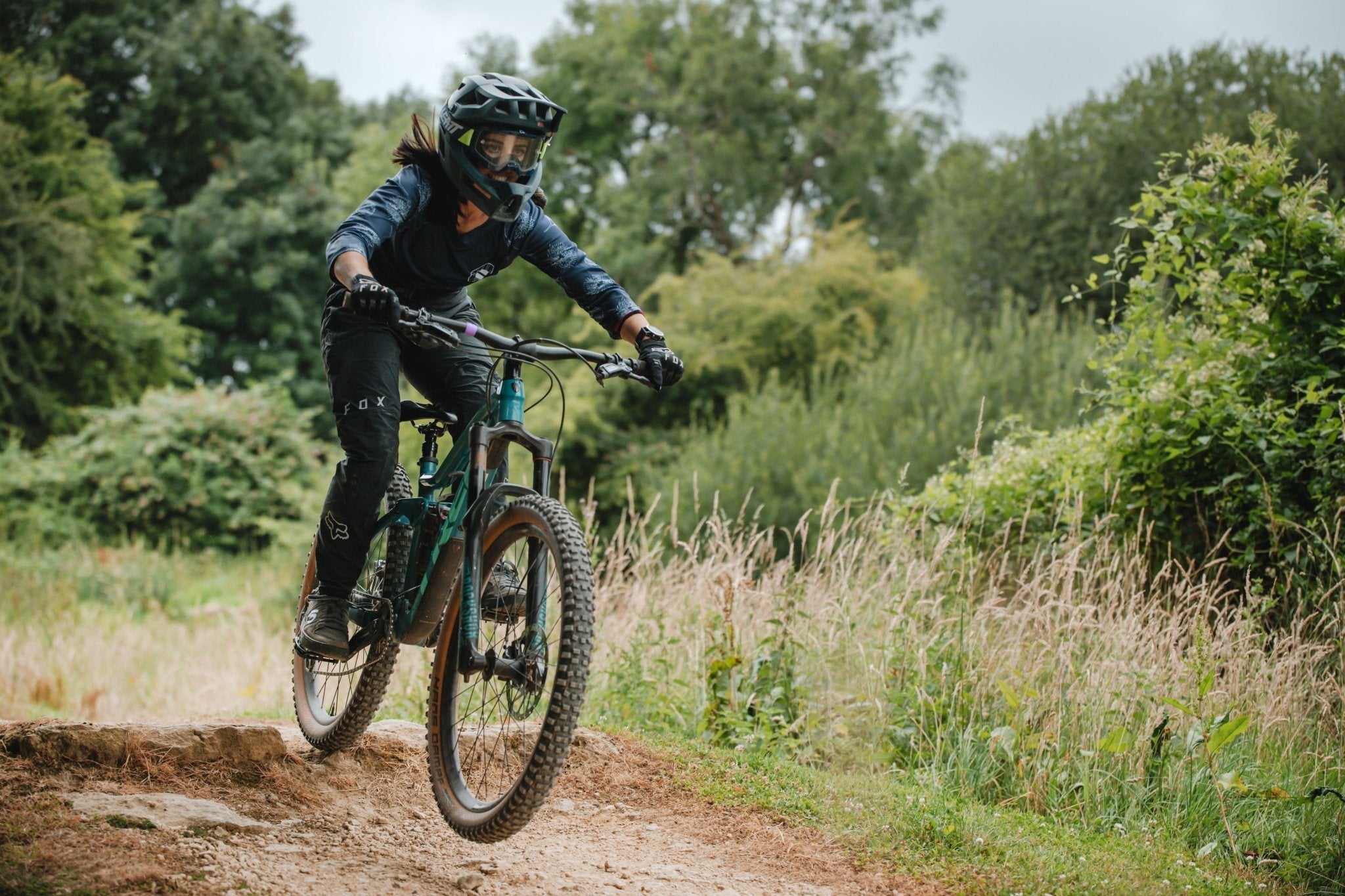 Bloomin Gumnut Womens Mountain Bike 3 4 sleeve Jersey Unbound Collective