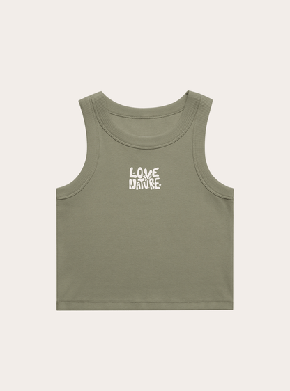 Love Nature Cropped Tank - Unbound Collective