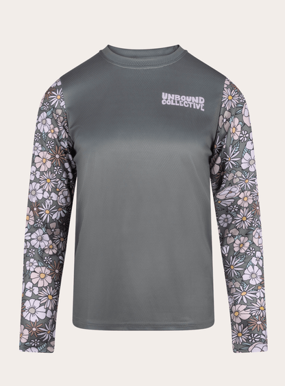 Retro Floral Women’s MTB Jersey - Unbound Collective