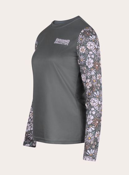 Retro Floral Women’s MTB Jersey - Unbound Collective