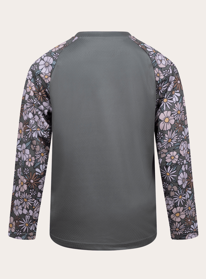 Retro Floral Youth MTB Jersey - Unbound Collective